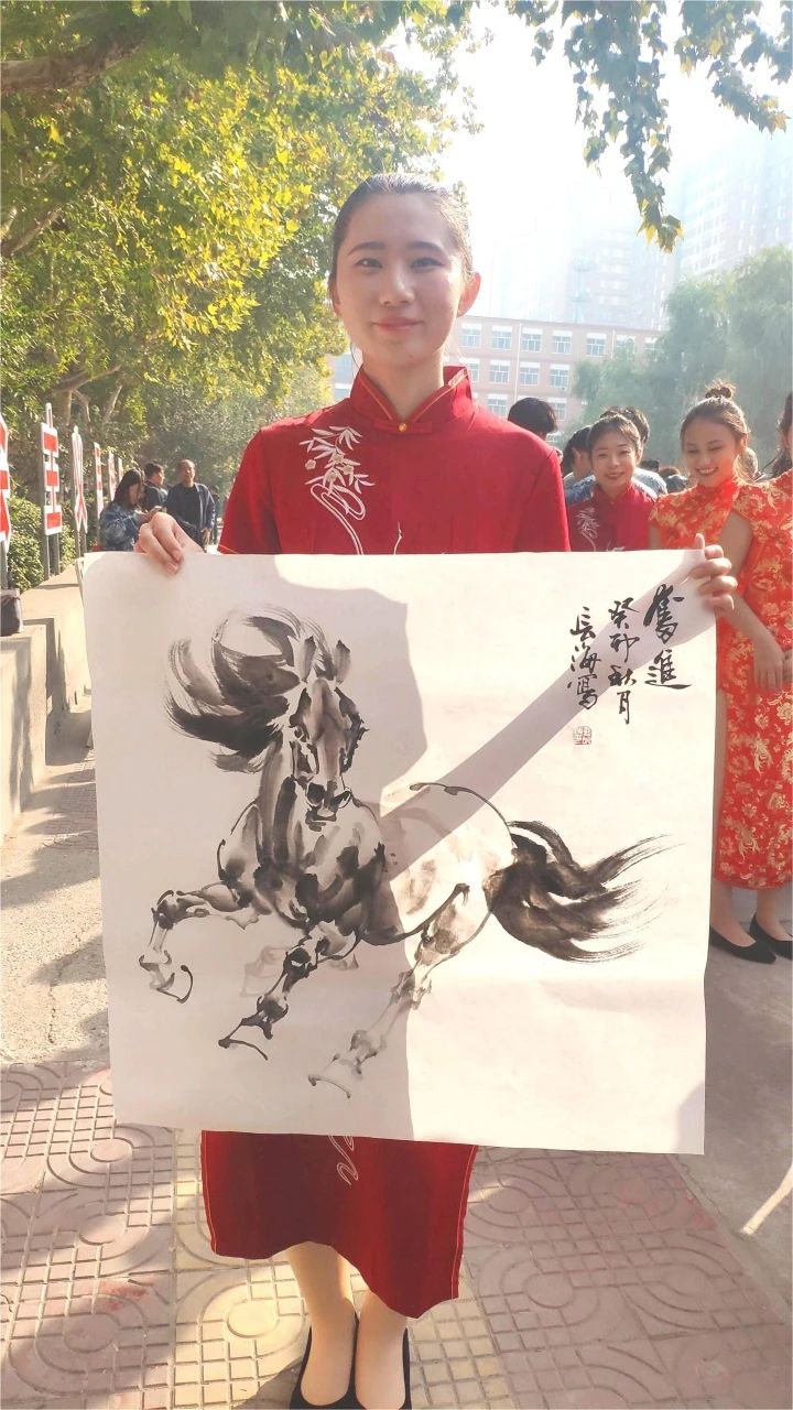 中国当代书画名家走进保定理工学院艺术交流笔会圆满举办