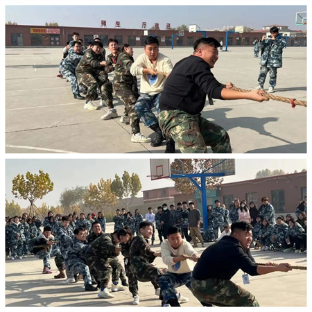 保定理工学院//艺术学院//“凝绳聚力，拔出精彩”拔河比赛