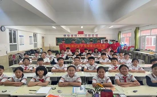 社会实践(十八)|七彩假期护童梦,情暖童心传文明②——保定理工学院经济学院“三下乡”社会实践