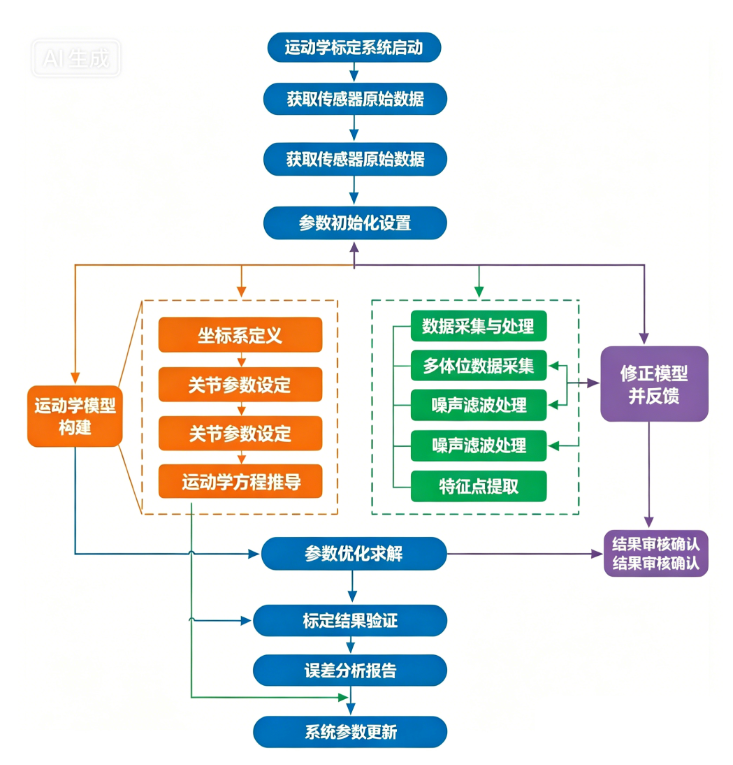 工业机器人运动学标定与轨迹规划虚拟仿真实验原理