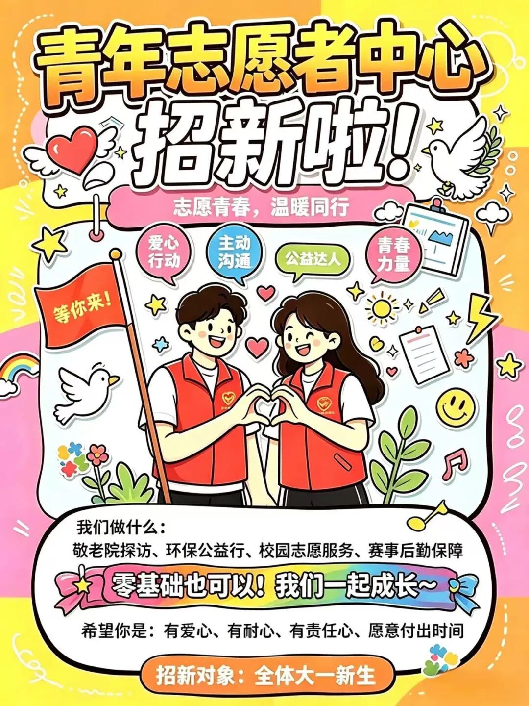 【迎新专辑】保定理工学院校级团学组织巡礼：青年志愿者中心
