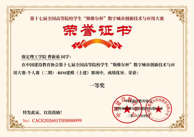 20项荣誉！保定理工学院在“斯维尔杯”数字城市创新技术与应用大赛斩获佳绩